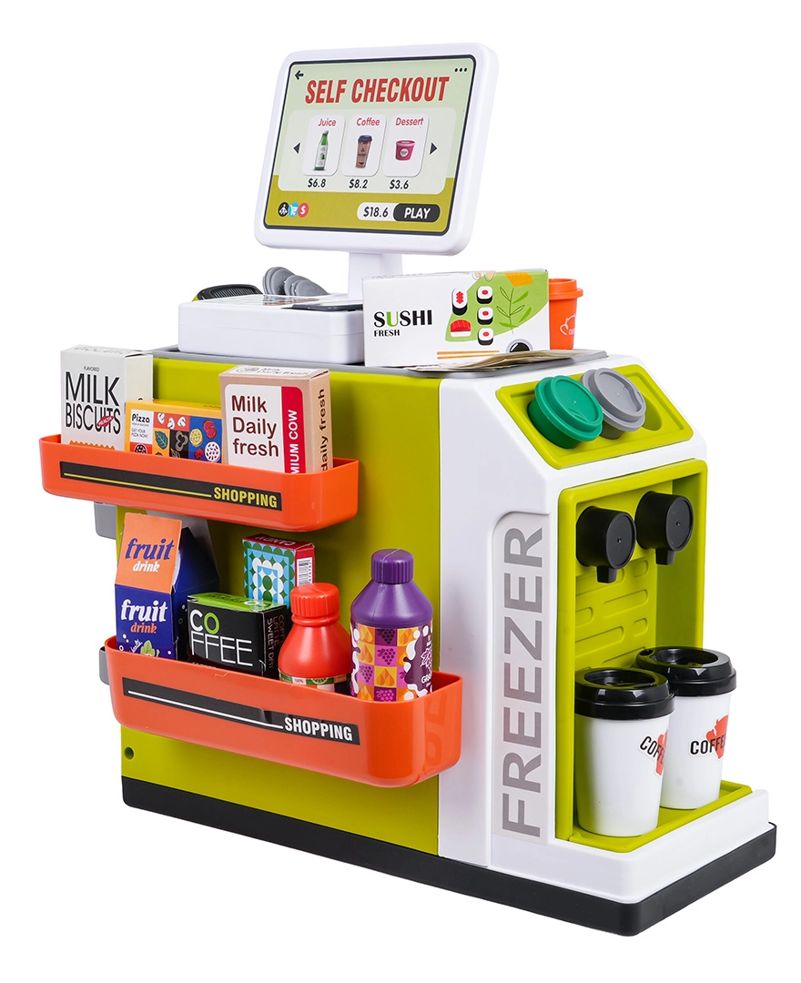 mini supermarket s příslušenstvím