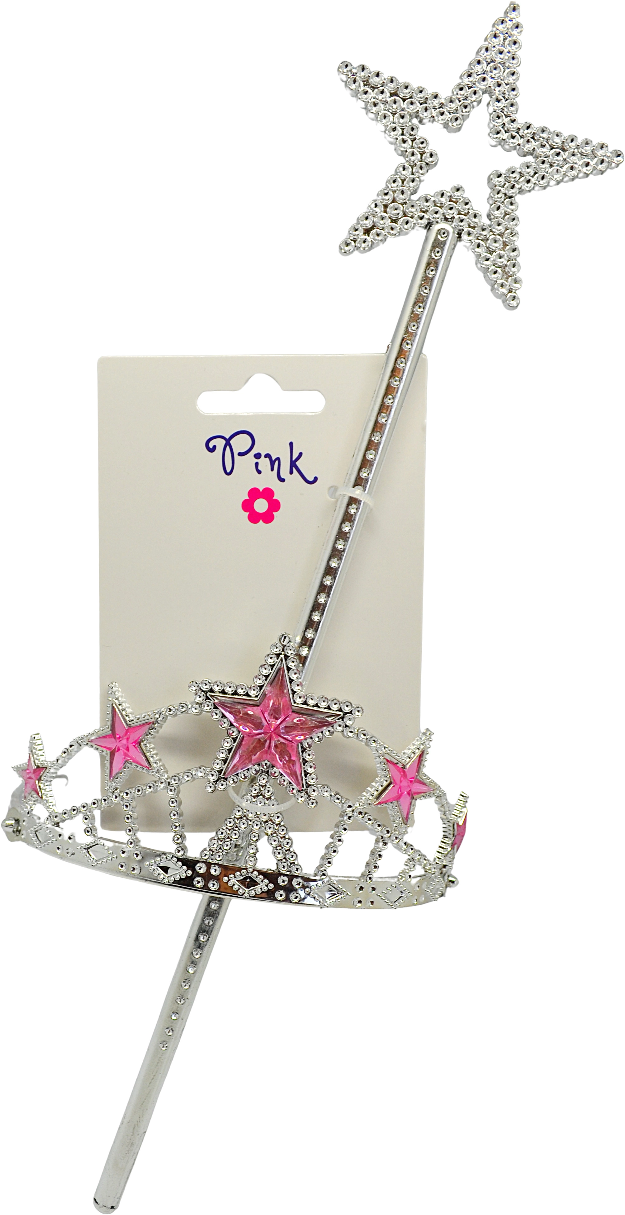 Čelenka s korunkou a kouzelnou hůlkou Hvězda