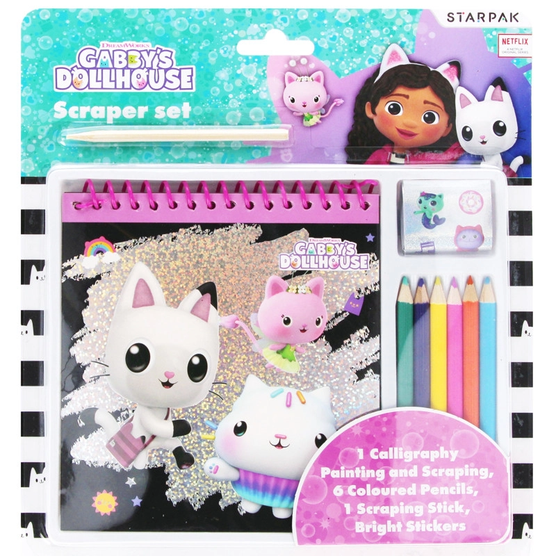 Škrabací kreativní set Gabby's Dollhouse