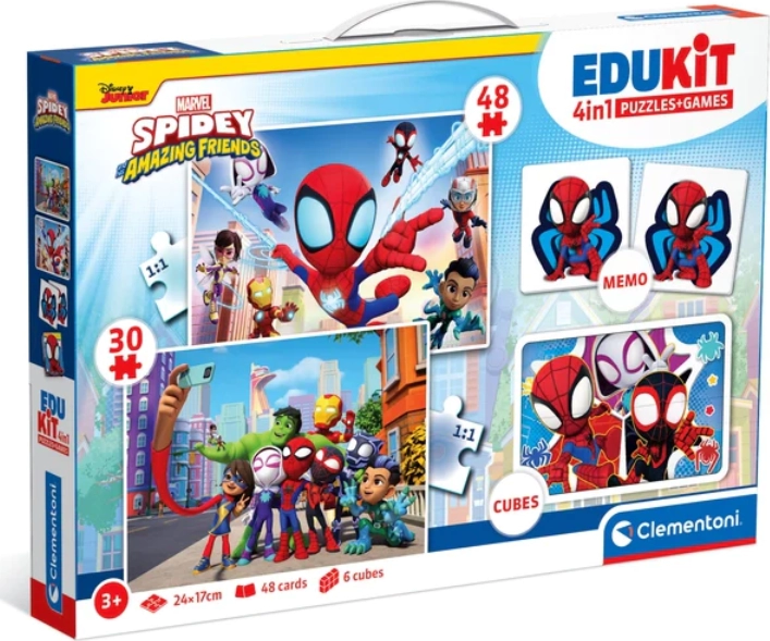 CLEMENTONI Soubor her Spidey a jeho úžasní přátelé 4v1