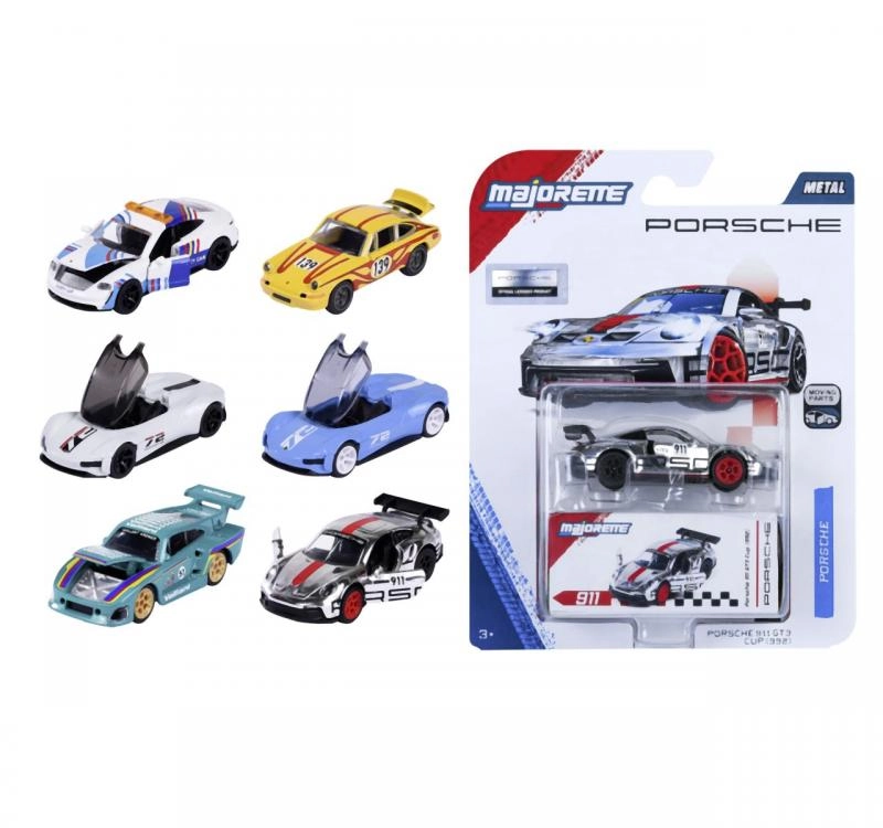 Majorette Autíčko Porsche Motorsport Deluxe, 6 druhů