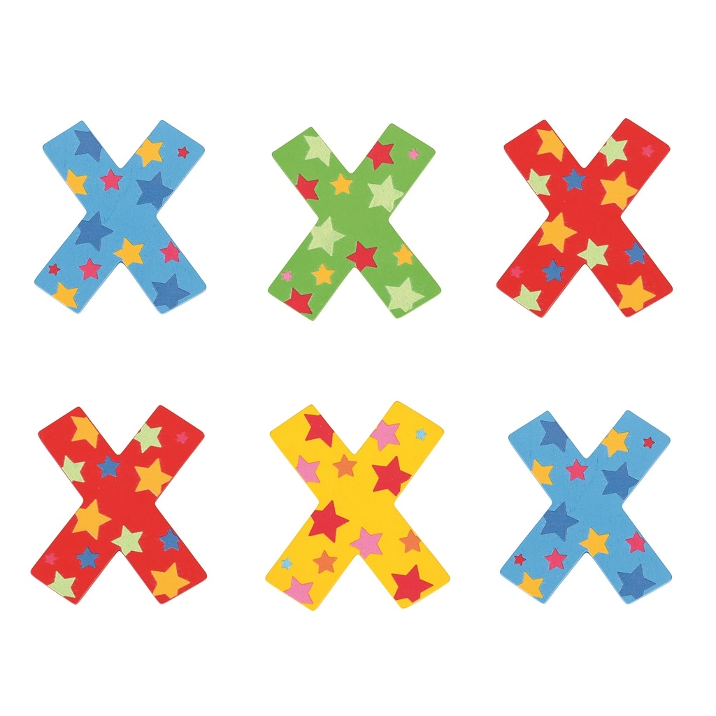 Bigjigs Toys hvězdičkové písmenko X