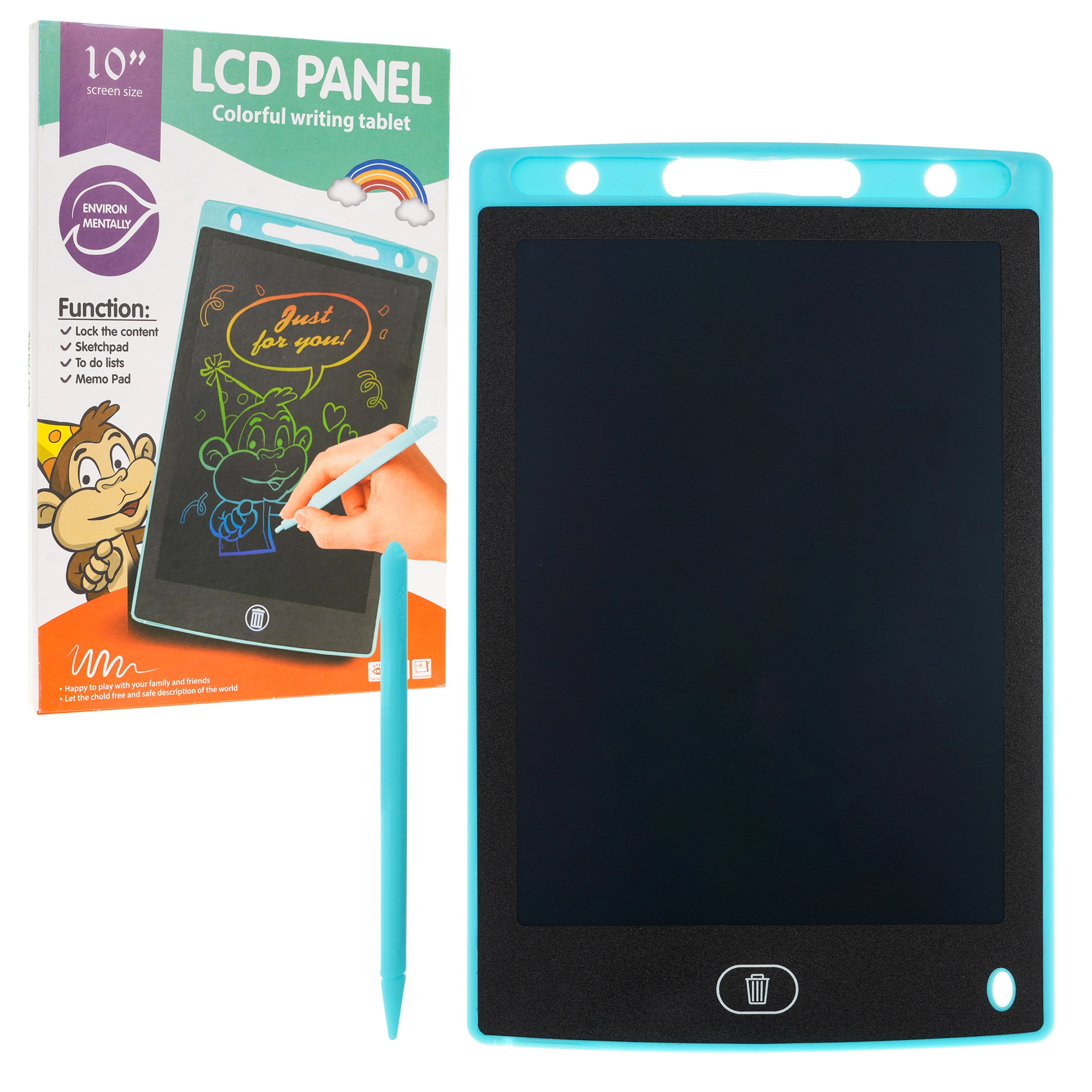 Elektronický kreslící tablet 10" pro děti i dospělé – Modrá