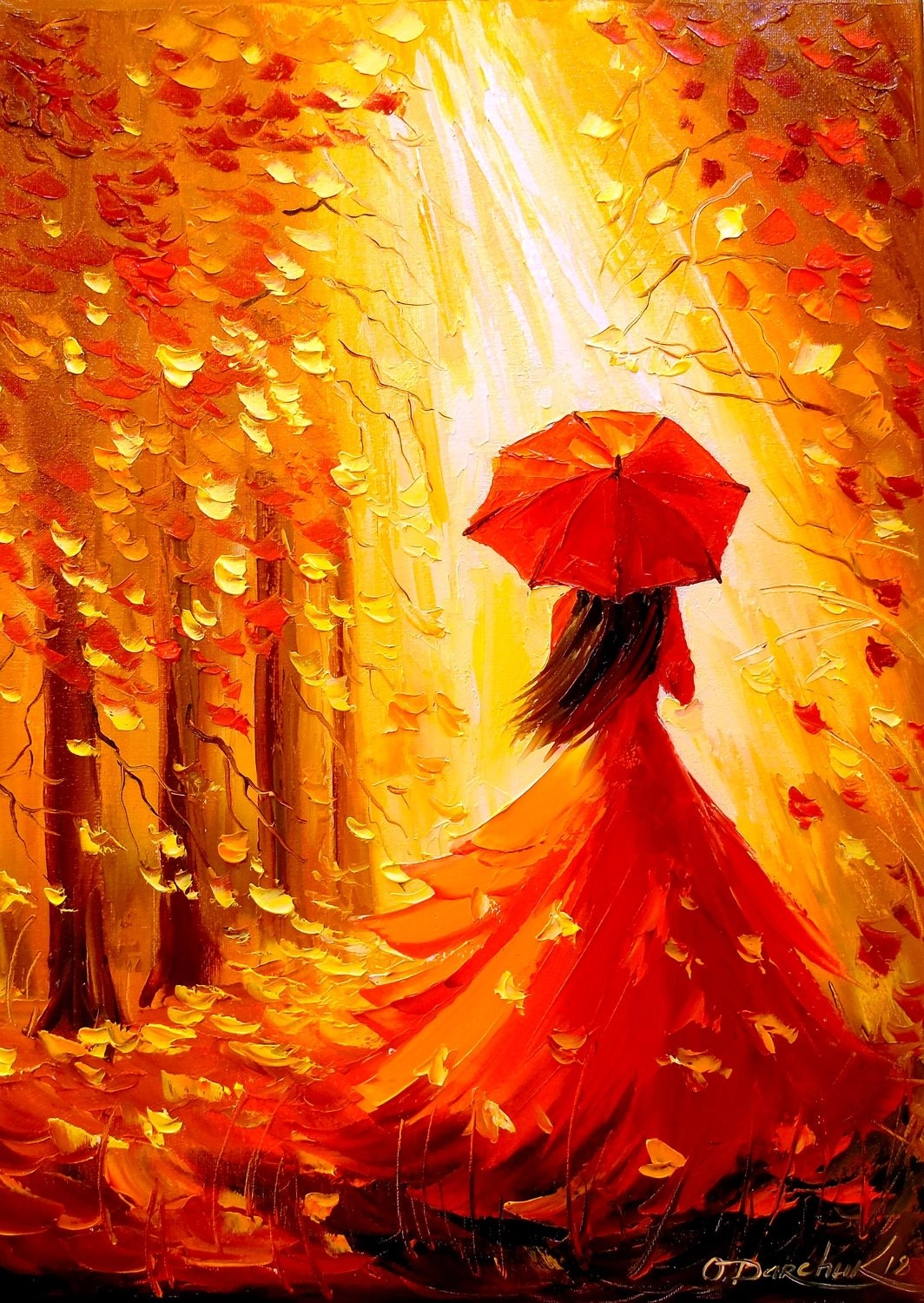 Enjoy puzzle Podzimní dáma 1000 dílků