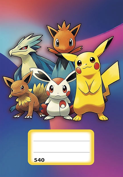 Sešit (540) A5 nelinkovaný, 40l, Animované postavy