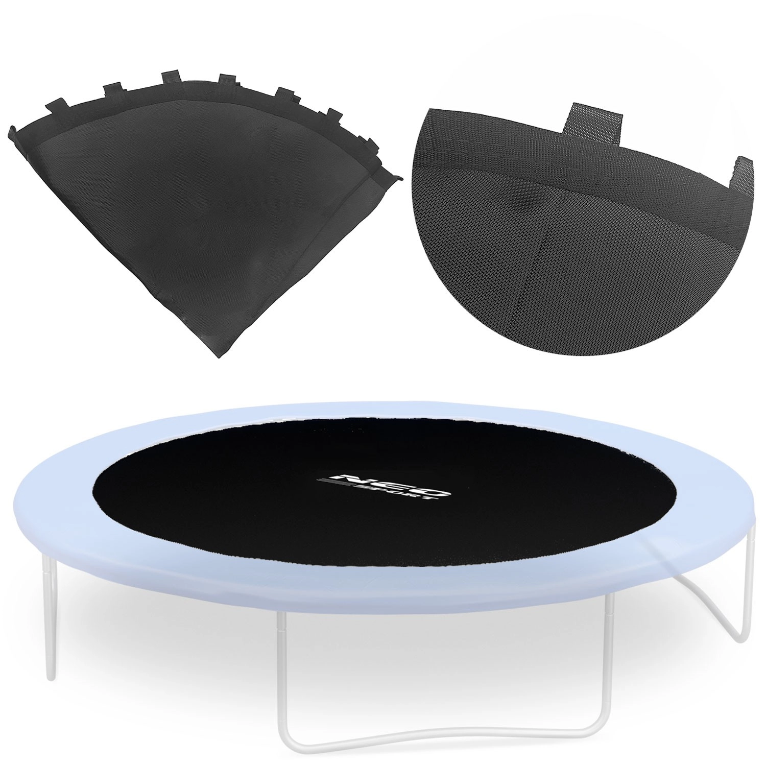 Levně Skákací plocha k trampolíně Neo-Sport 140 cm (4,5 ft), 30 úchytů