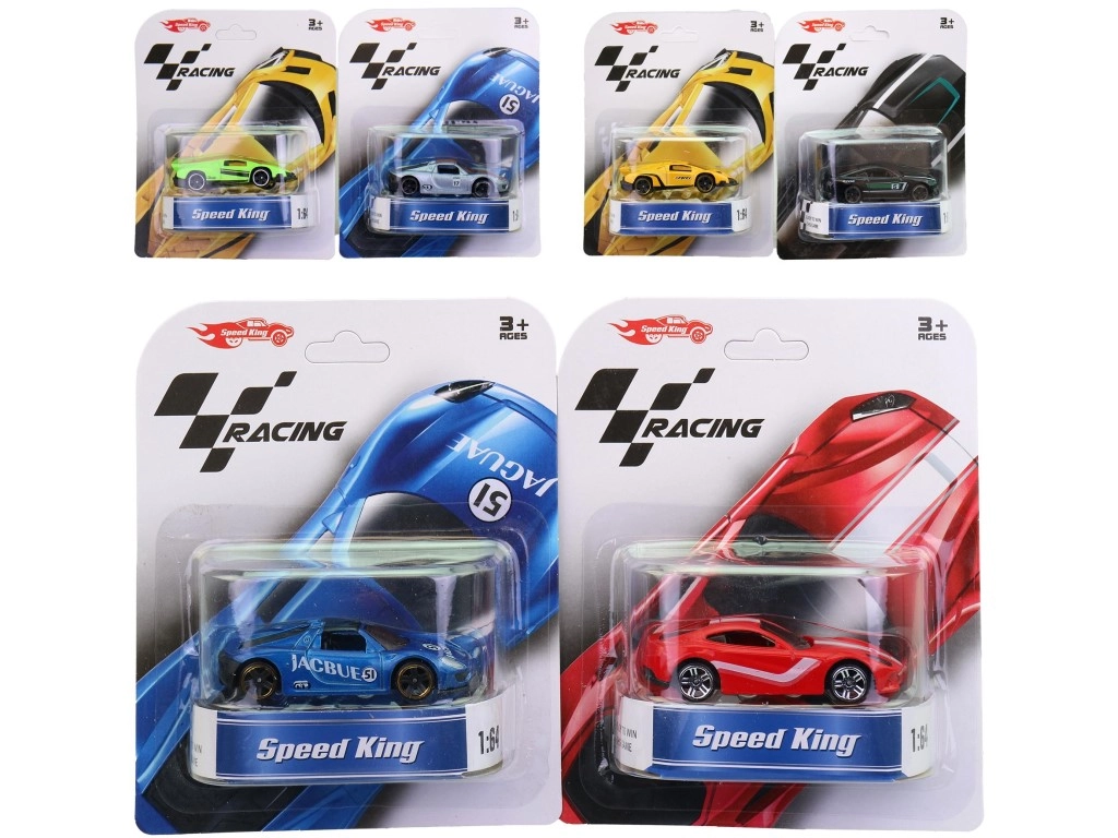 Kovové autíčko 8 cm na kartě