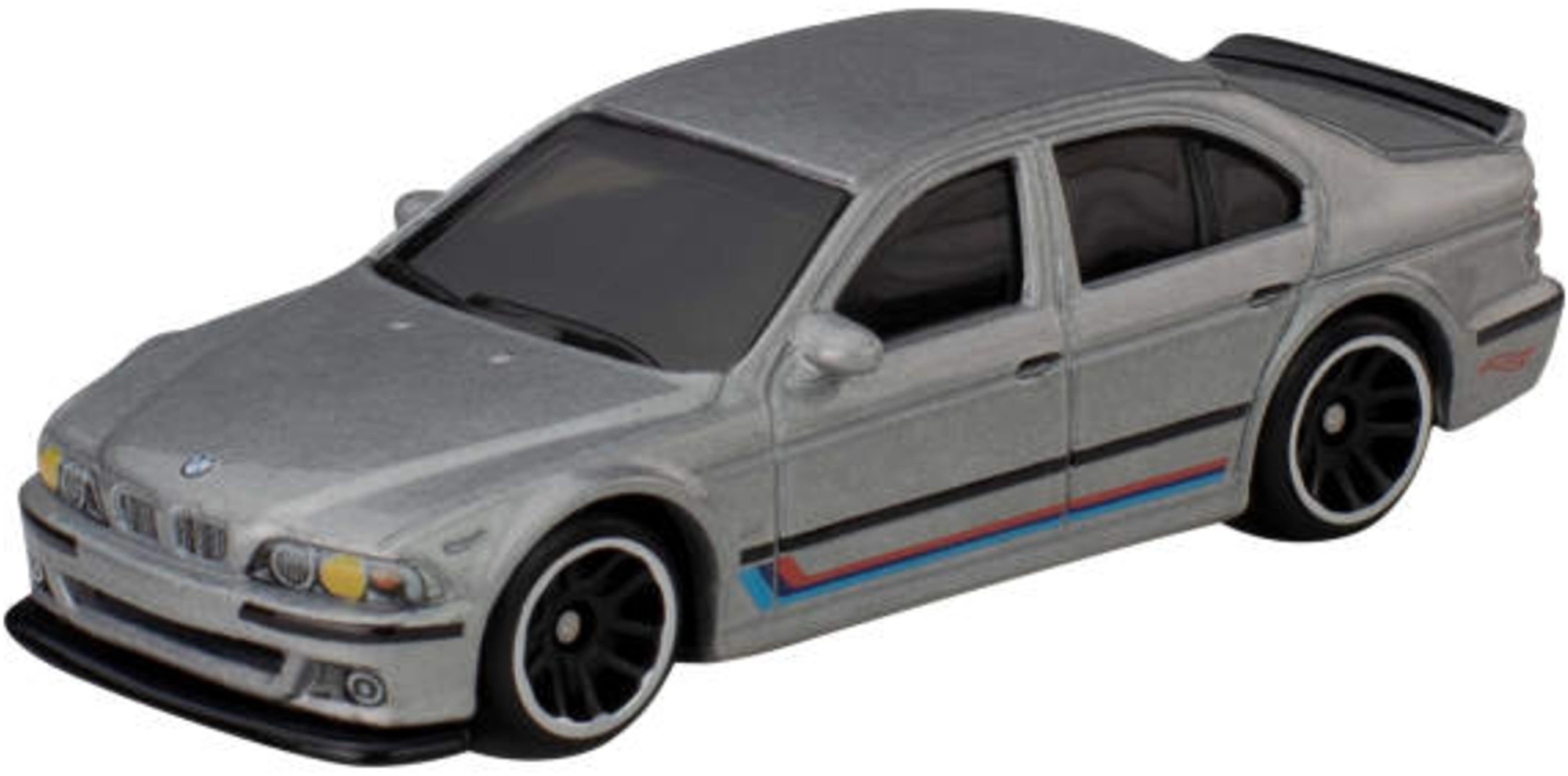 Hot Wheels stříbrné auto BMW M5 2001