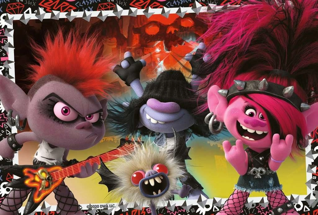 RAVENSBURGER Trollové: Světové turné 35 dílků