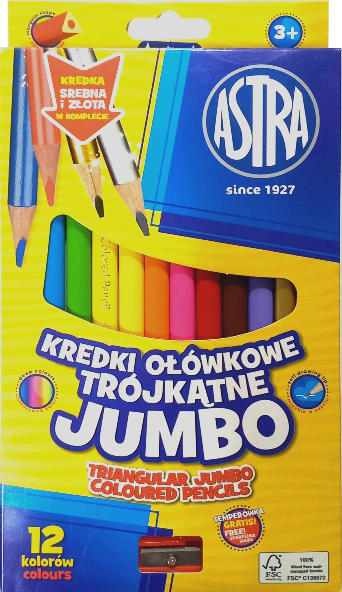 Astra Jumbo Trojhranné 158483 12ks