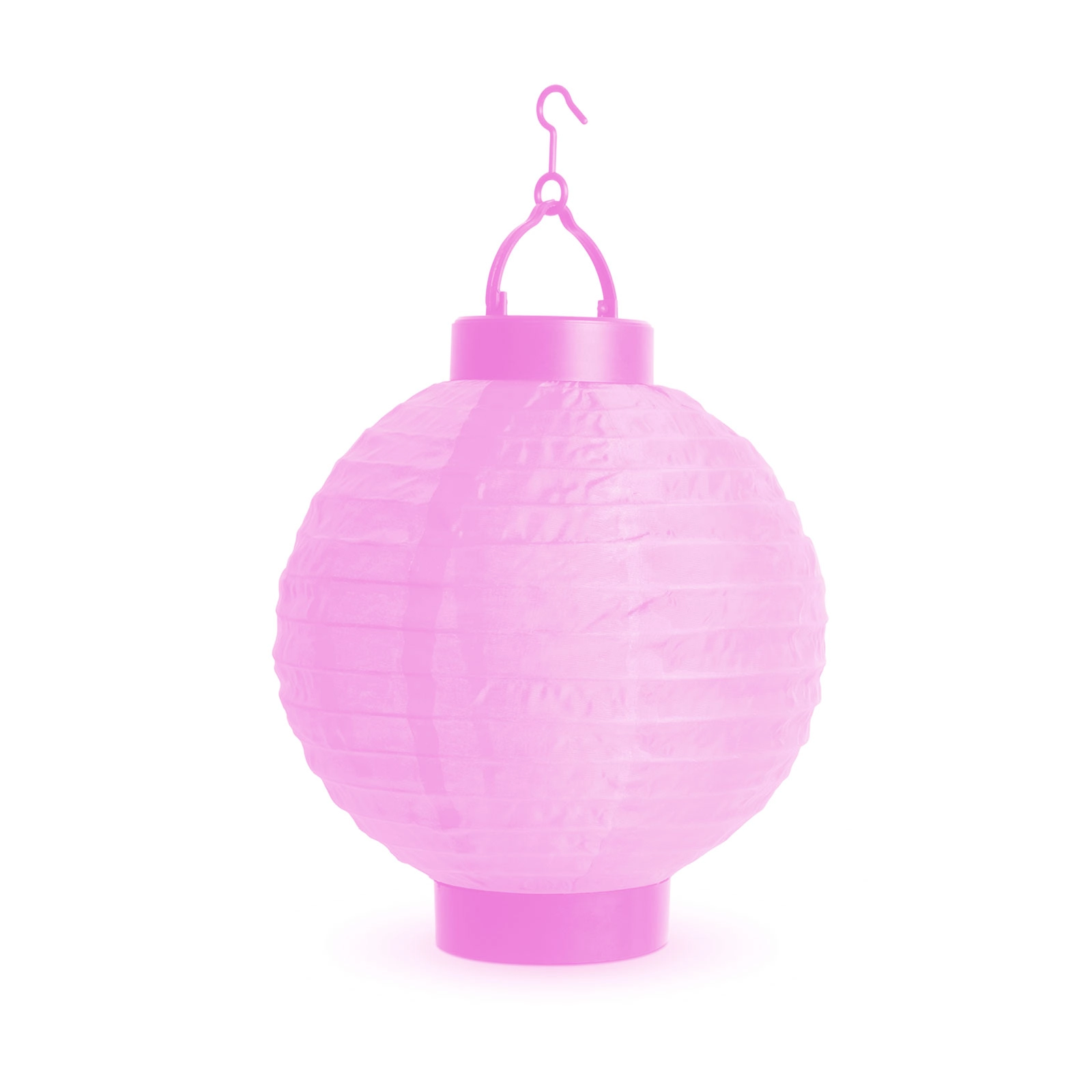 LED lampion růžový