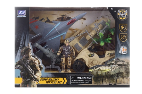 Popron.cz Vojenská sada se stíhačkou