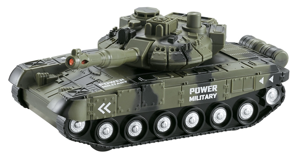 Levně Tank na setrvačník 1:20 se světelnými a zvukovými efekty