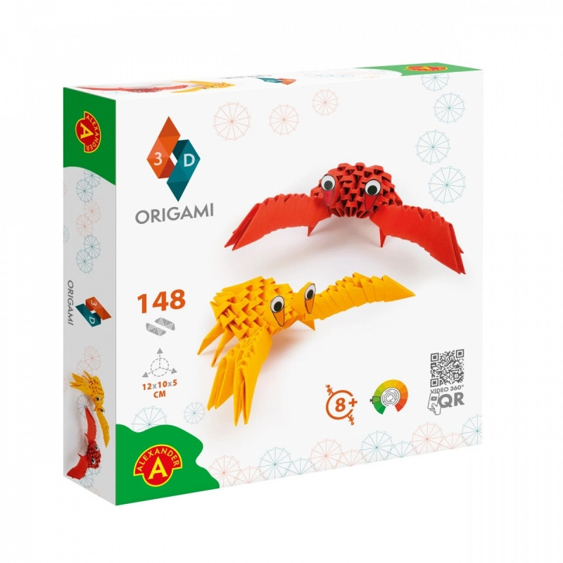 Levně Origami 3D Krabi kreativní sada