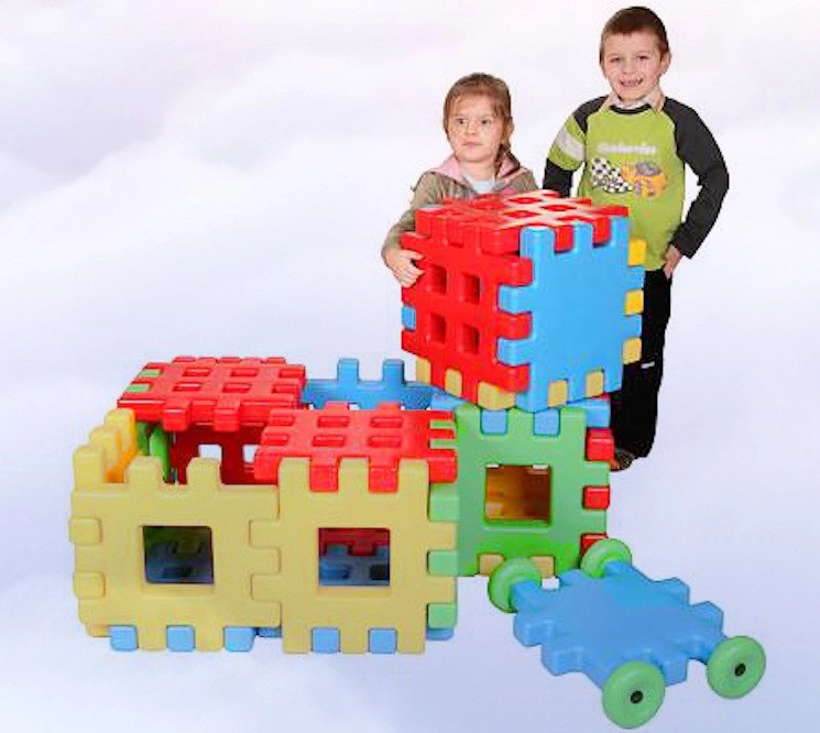 BJ Velké kostky VAFLE MEGA