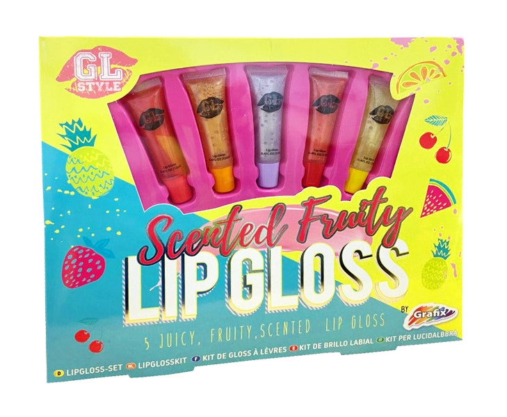 Ovocné voňavé lesky na rty GL Style – sada