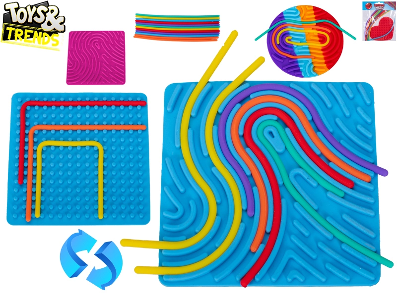 Mikro Fingerprint Maze bludiště 12,5cm, 3 druhy