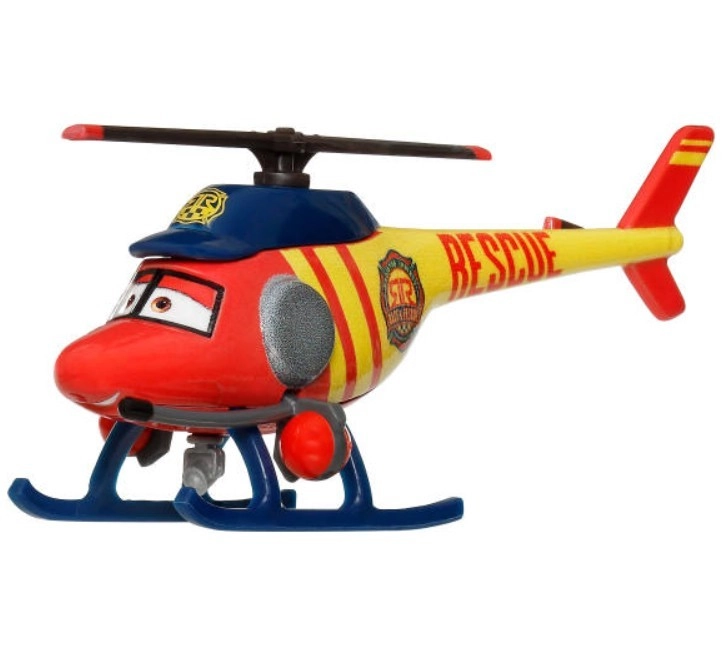 Helikoptéra Cars Rescue Chopper 1:55