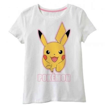 Bílé tričko Pokémon – Velikost: 110-116