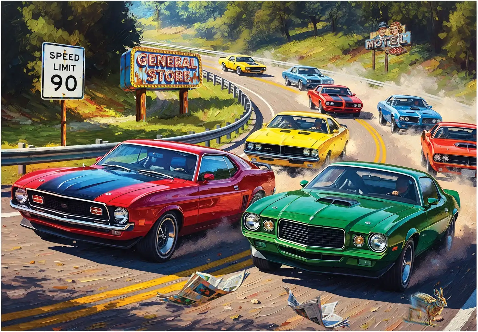 Puzzle Milovník rychlosti XL 260 dílků