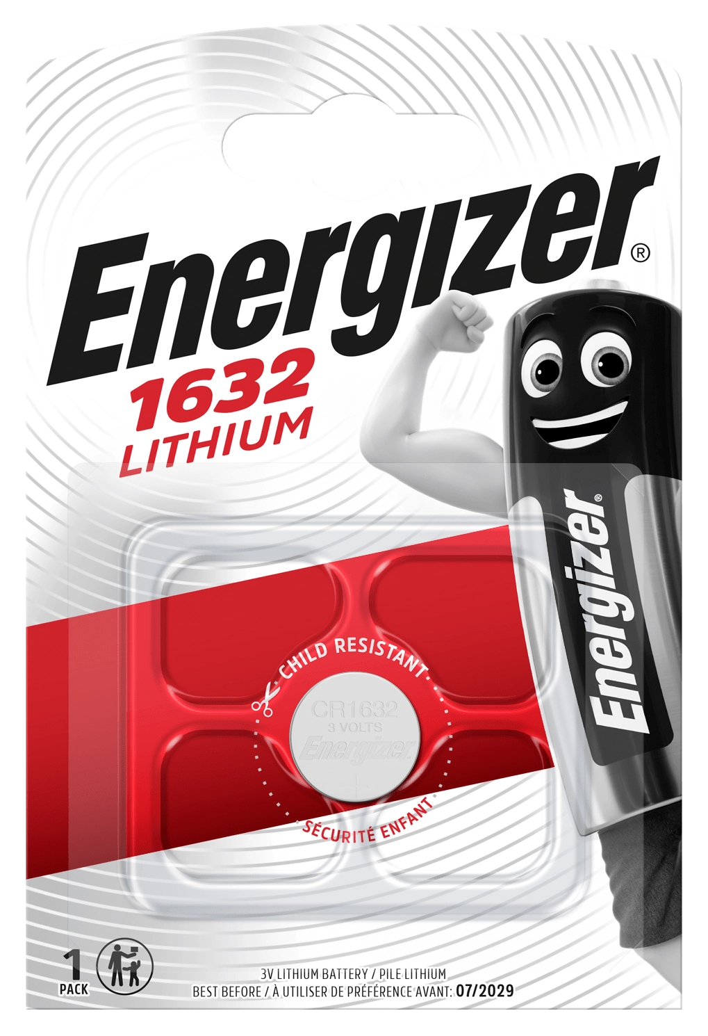 Energizer CR1632 1ks EN-E300164000