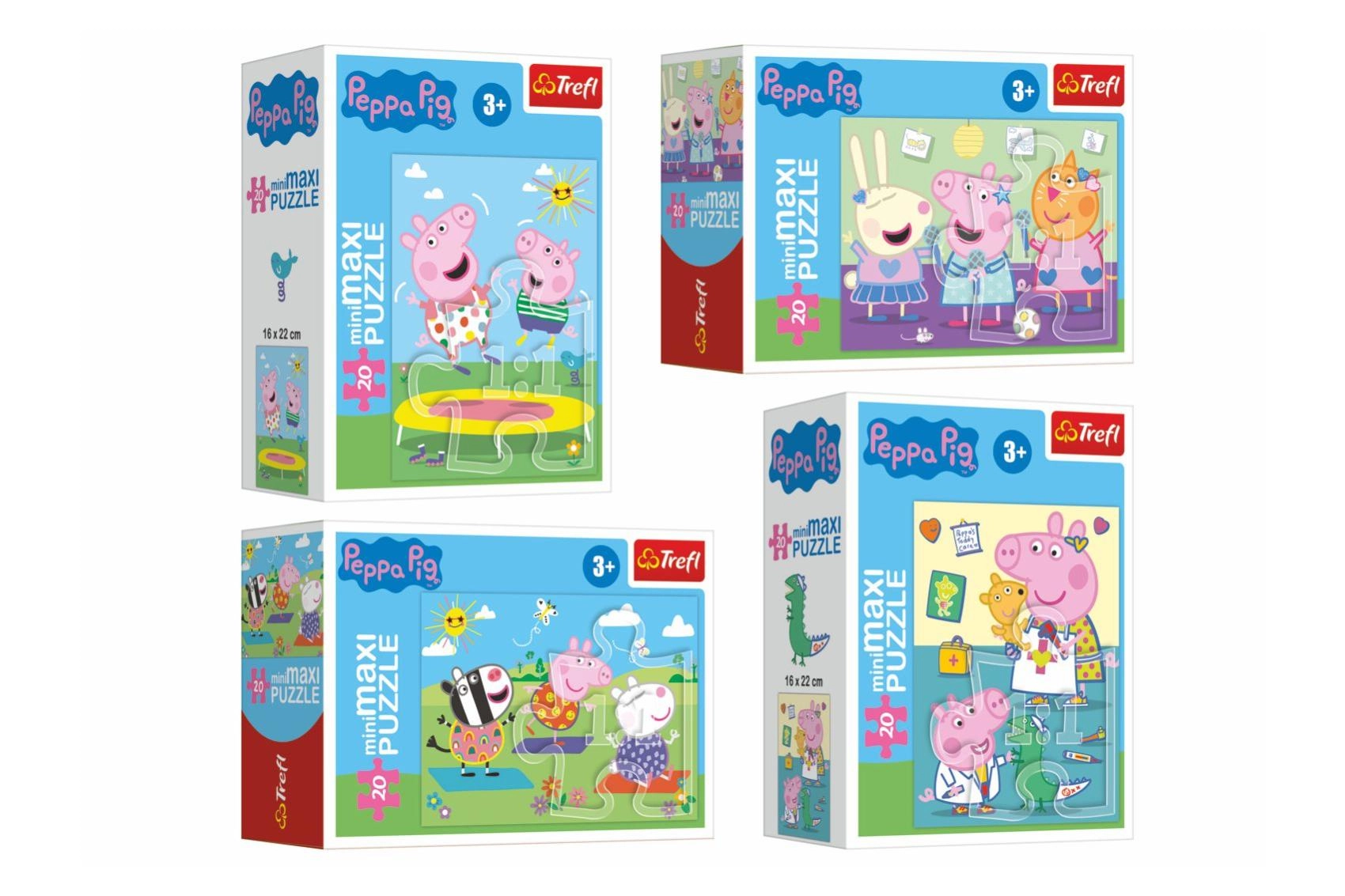 TREFL Displej Prasátko Peppa 20 dílků 24 dílků
