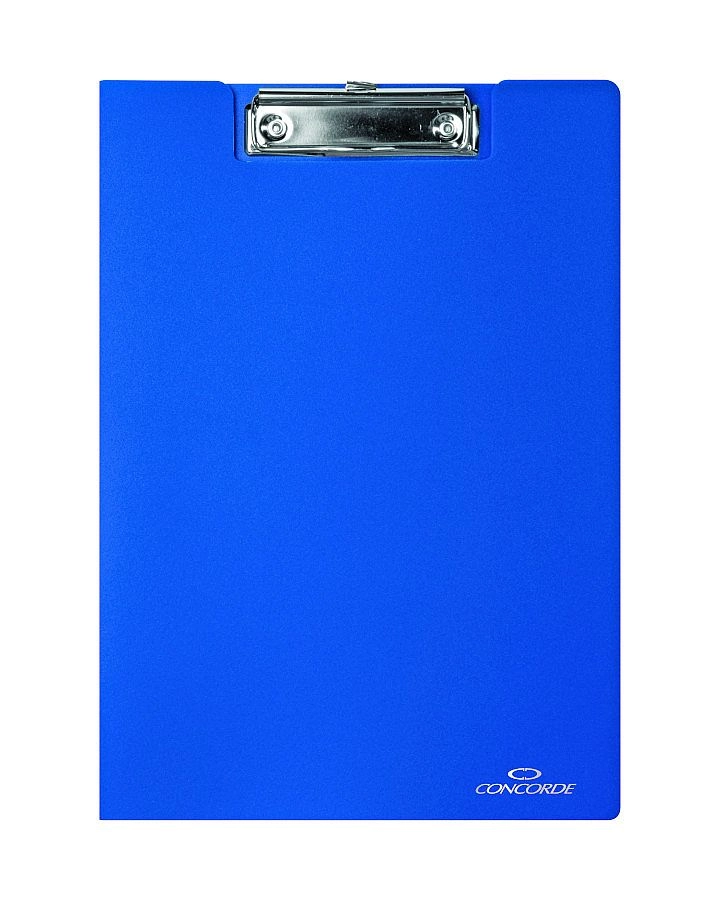 Desky CONCORDE s klipem A4, modrá CONCORDE