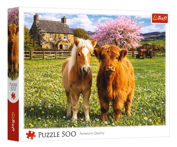 Puzzle Přátelé na farmě 500 dílků