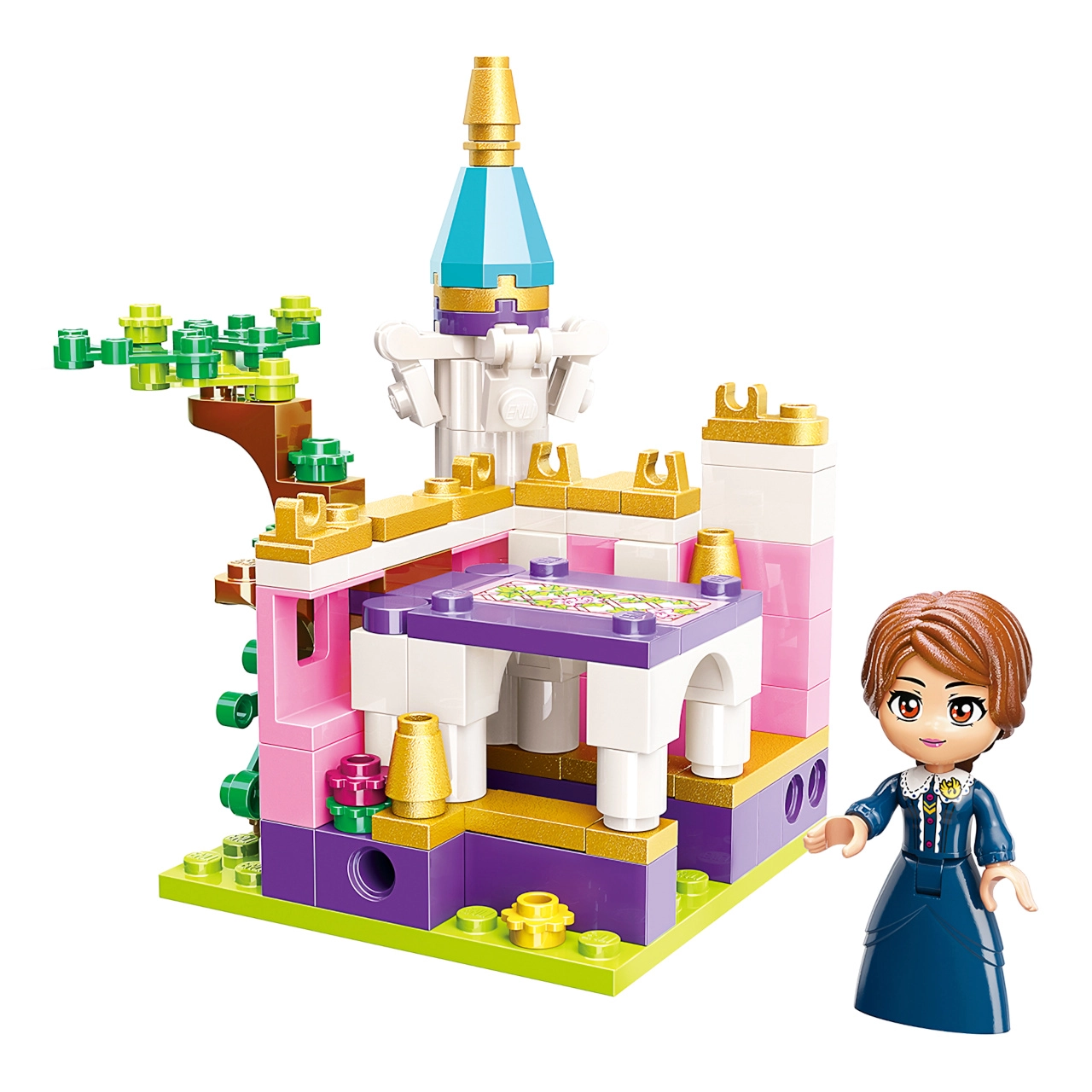 Levně Qman Princess Leah 2613-3 Zámecká zahrada