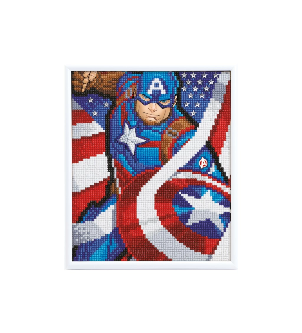 Umělecký obraz Kapitán Amerika