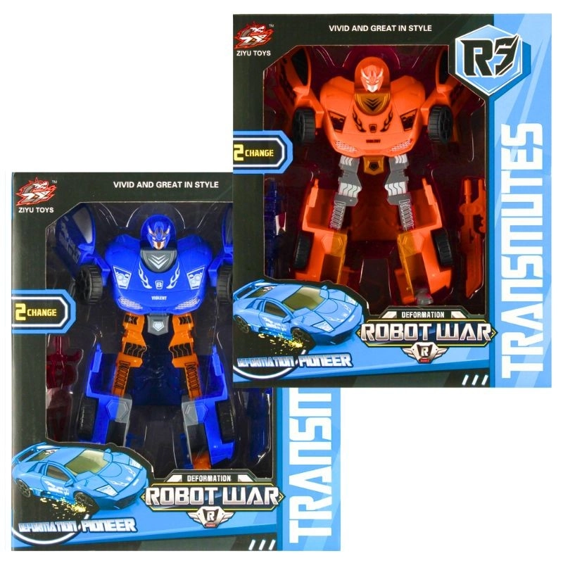transformující robot osobní auto s doplňky