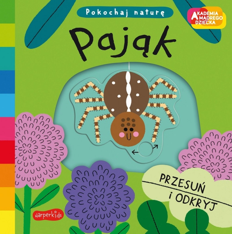Levně Pavouk – interaktivní kniha pro nejmenší | série AKADEMIA MĄDREGO DZIECKA: POKOCHAJ NATURĘ