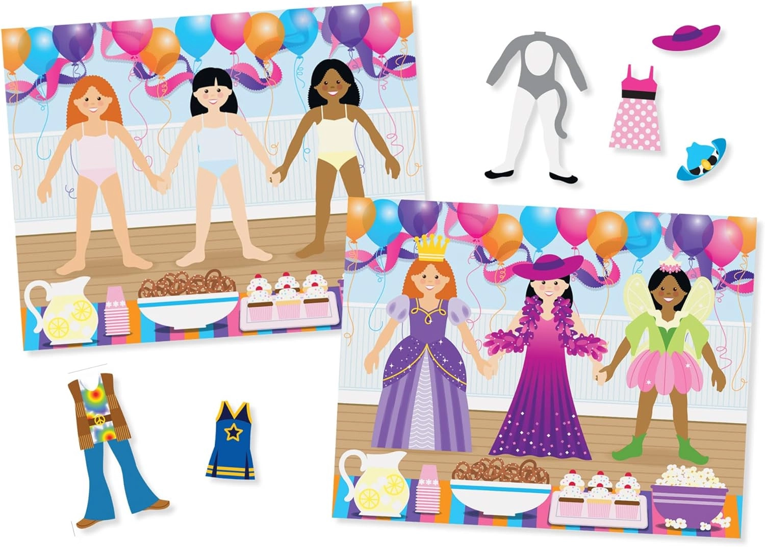 Oblékací samolepková sada s opakovaným použitím MELISSA & DOUG