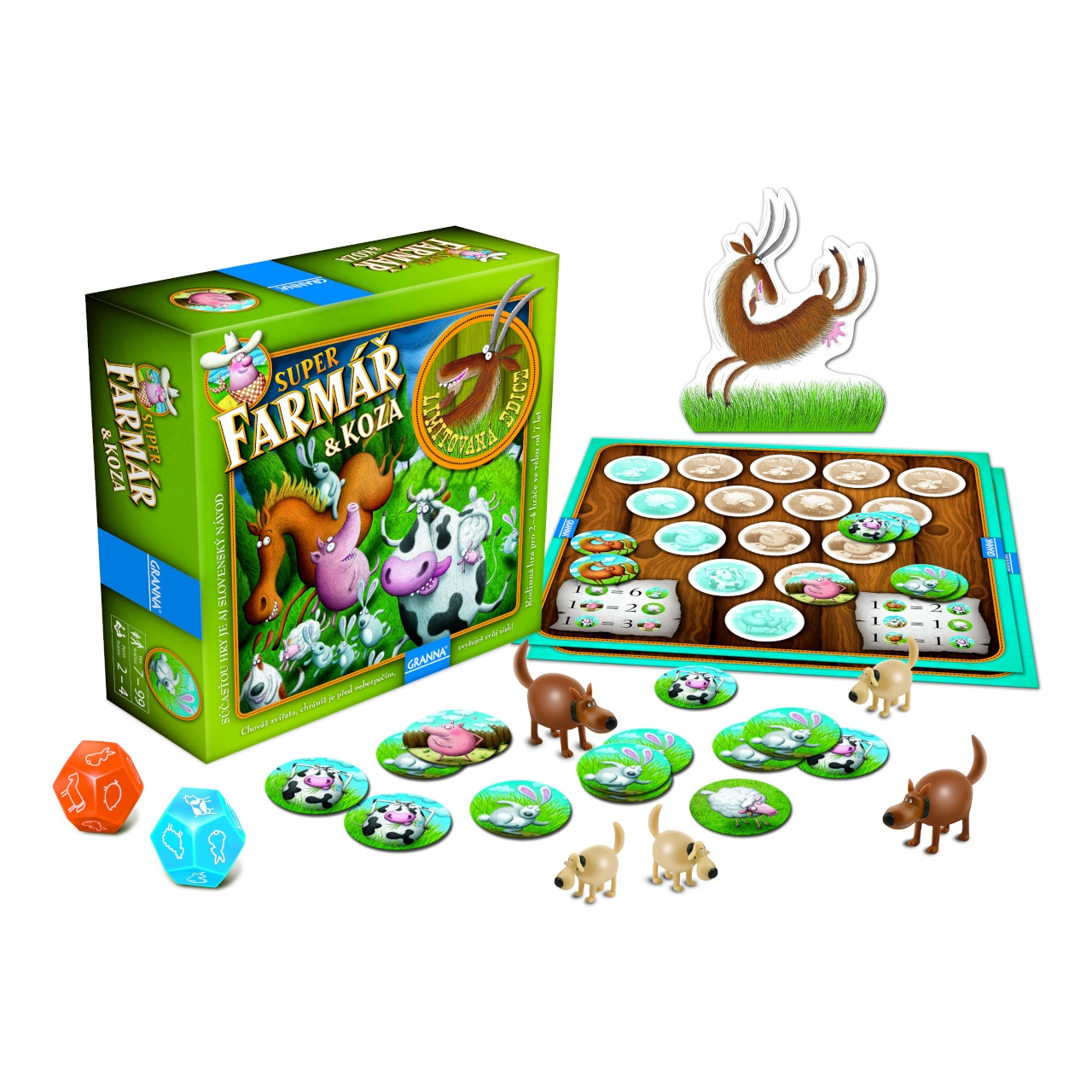 Levně Granna desková hra Superfarmář – Koza (limitovaná edice)