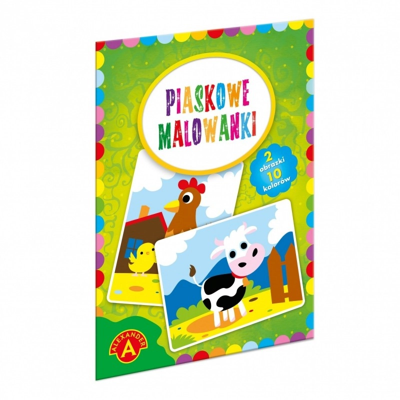 Písečné obrazy Kráva, Kuře