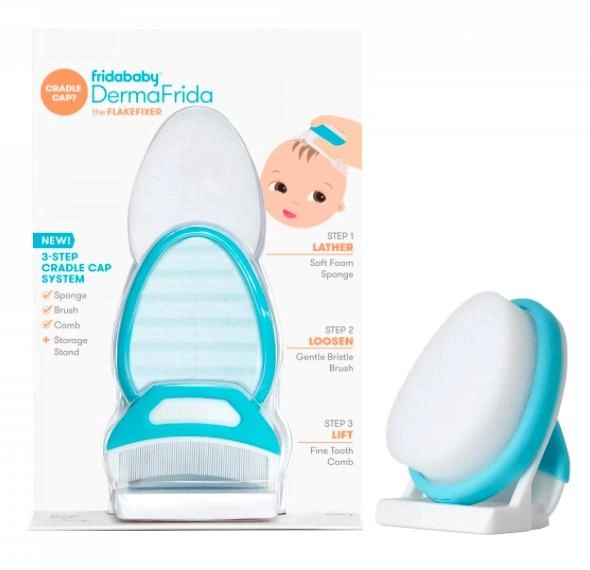 Fridababy DermaFrida FlakeFixer péče proti šupinkám na dětské pokožce hlavy