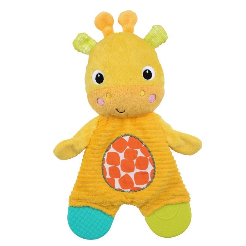 Bright Starts hračka kousátko Snuggle&Teethe žirafa