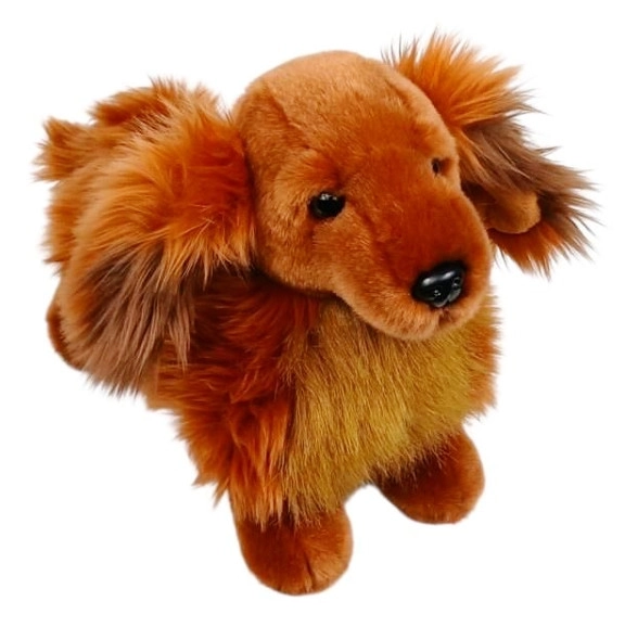 Plyšový jezevčík hnědý 30 cm