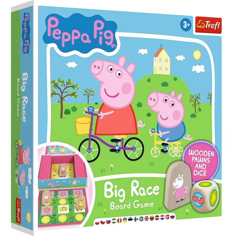 Levně Trefl Big Race Prasátko Peppa/Peppa Pig