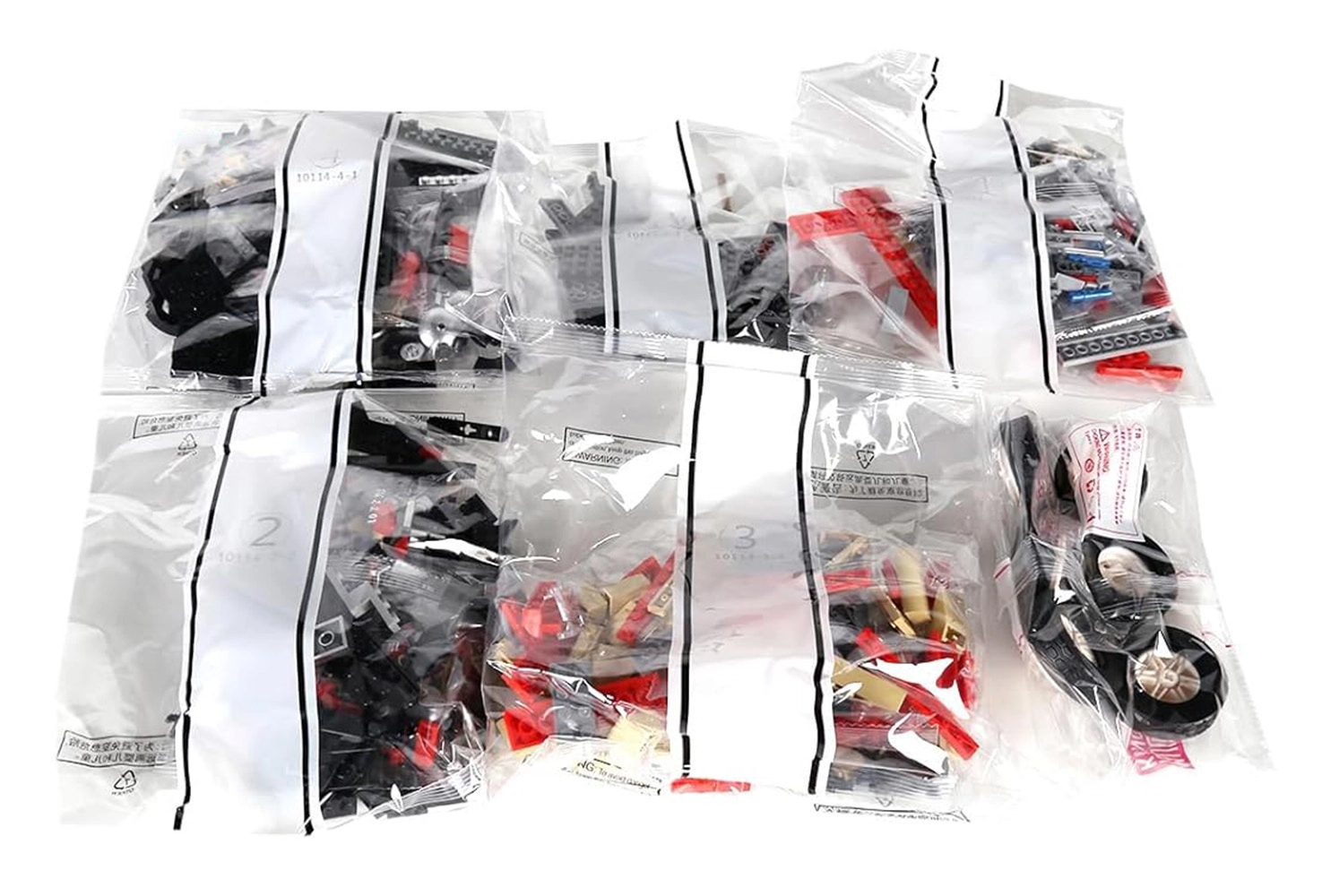 stavebnice retro červeného auta 1308 dílků