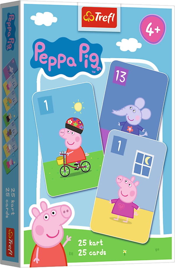 TREFL Černý Petr Prasátko Peppa