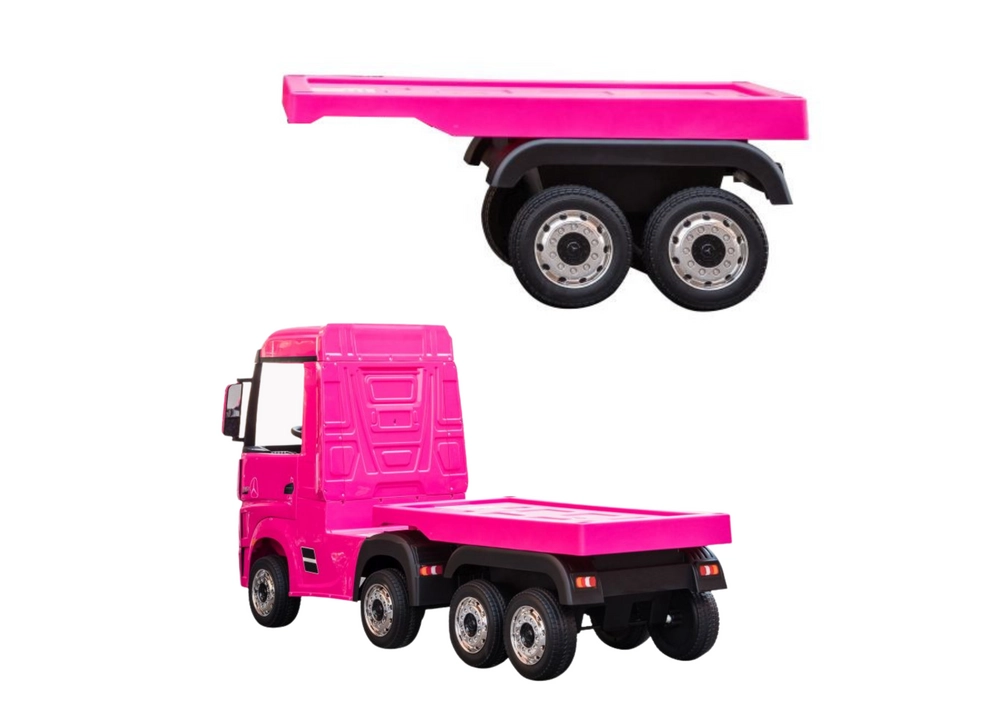 Levně Lean Cars Mercedes Actros Truck HL358 růžová