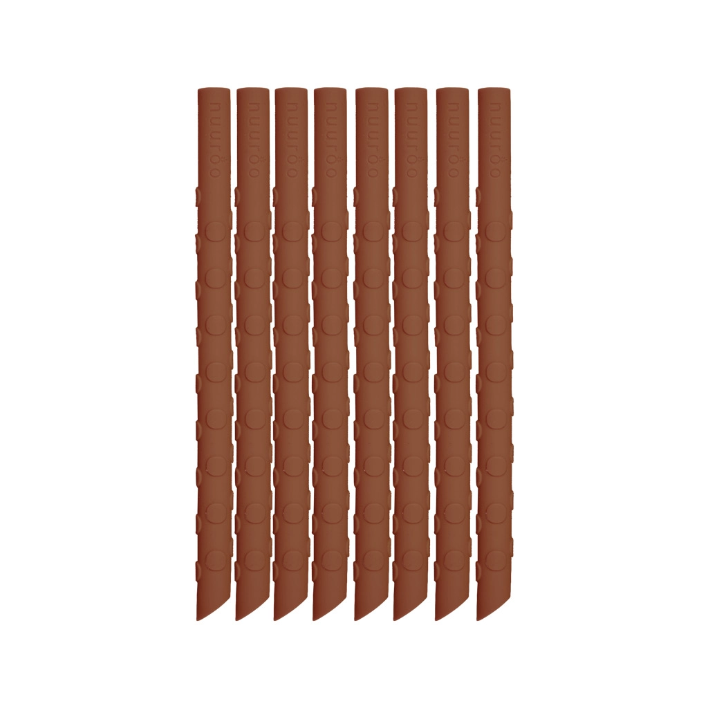 NUUROO ada silikonová brčka caramel café (8 ks)