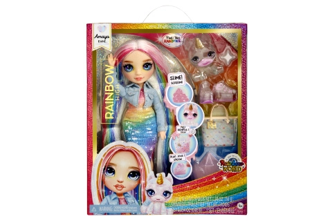 Rainbow High panenka se zvířátkem Amaya Raine