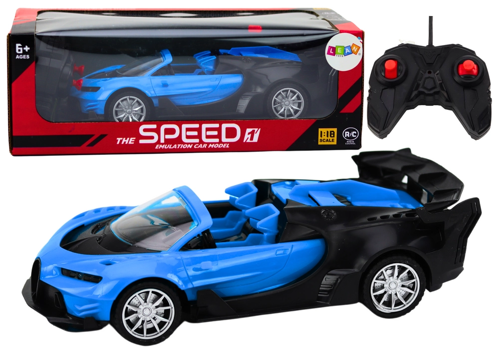 RC sportovní auto 1:18 modré