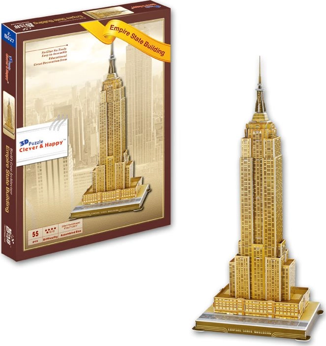 Levně 3D puzzle Empire State Building - CLEVER & HAPPY