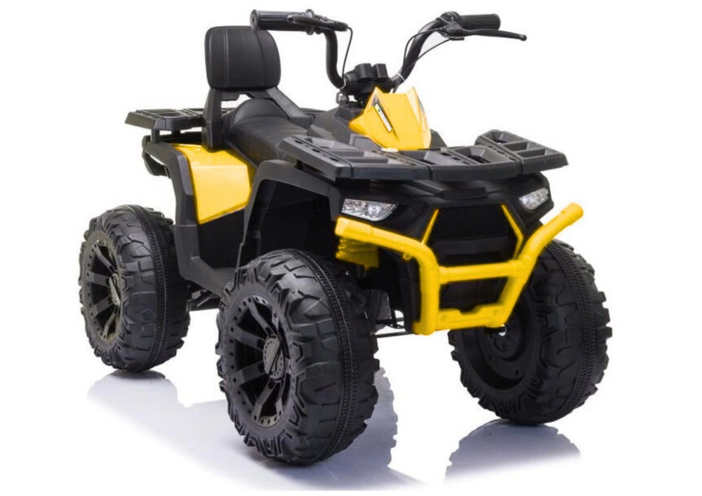 Dětská elektrická čtyřkolka žlutá
