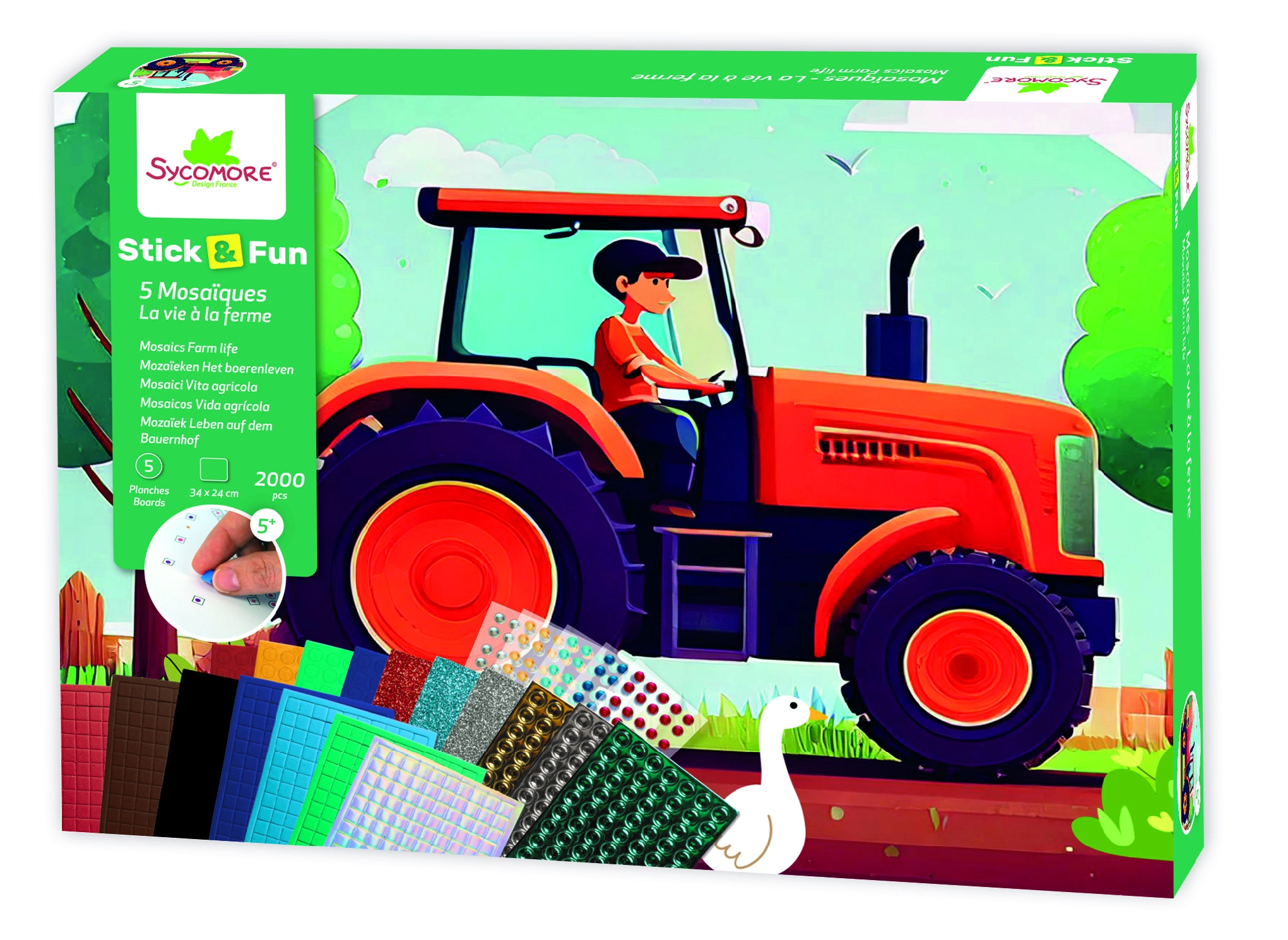 Sycomore Stick & Fun - XL mozaika - život na farmě