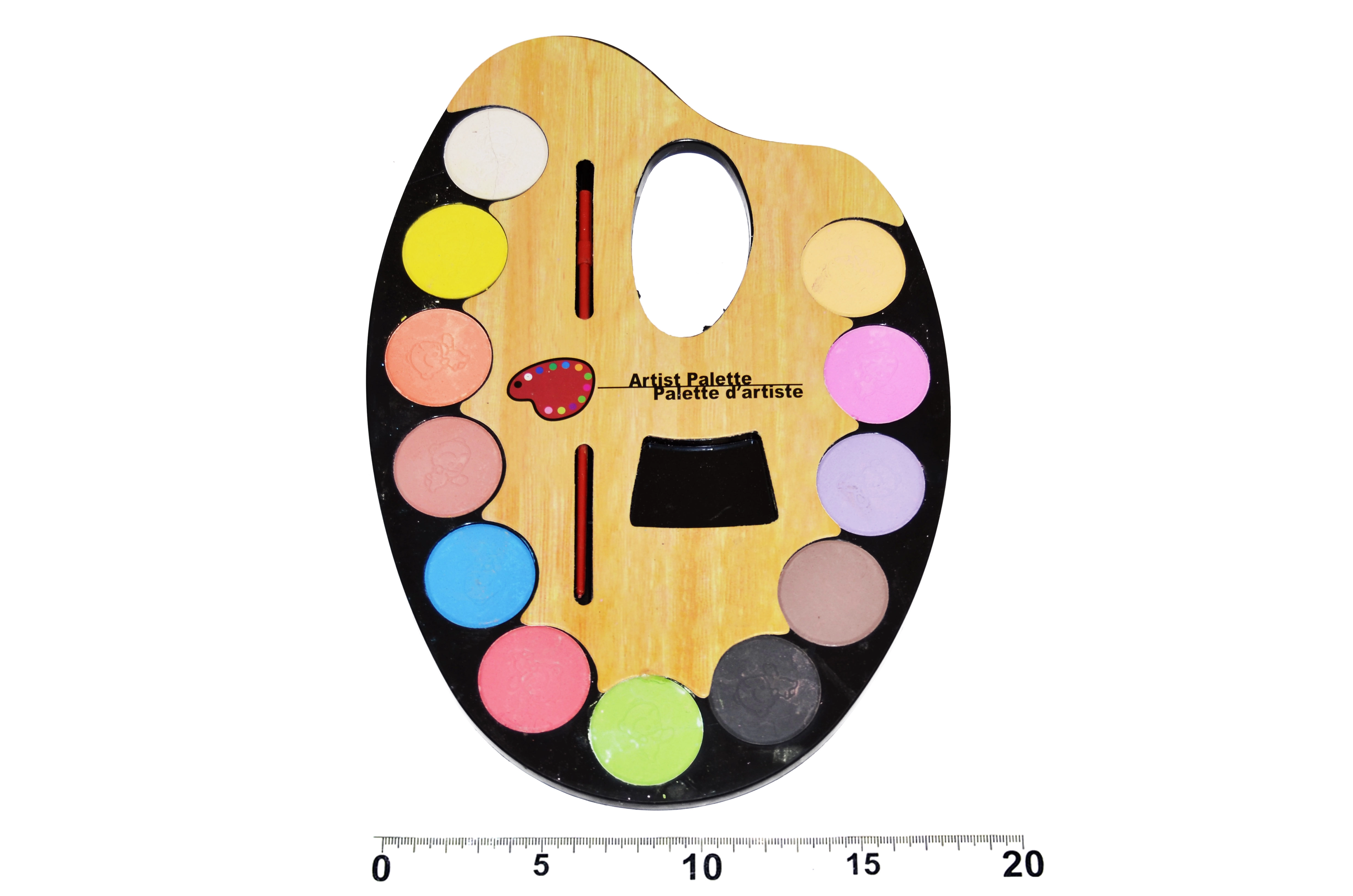 Levně Wiky + štětec na paletě 19 x 28 cm plast v sáčku 12 barev