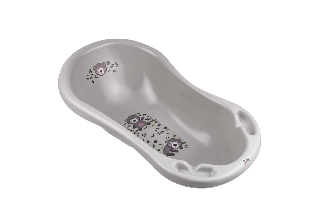 Maltex dětská vanička The Nature Buddies 84 cm medvěd šedá